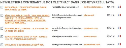 Recherche fnac