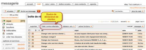 Bouton orange