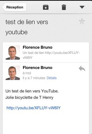 Youtube email debut